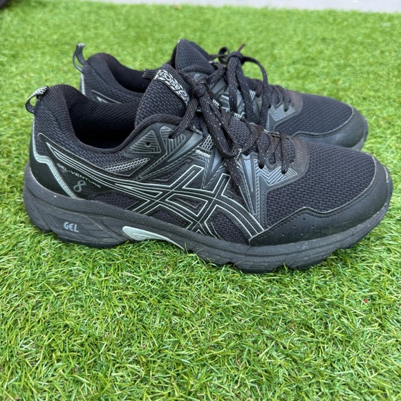 ASICS Gel Venture 8 Mens Trail Running Shoes Sneakers Black Size‎ US 8 Gorpcore